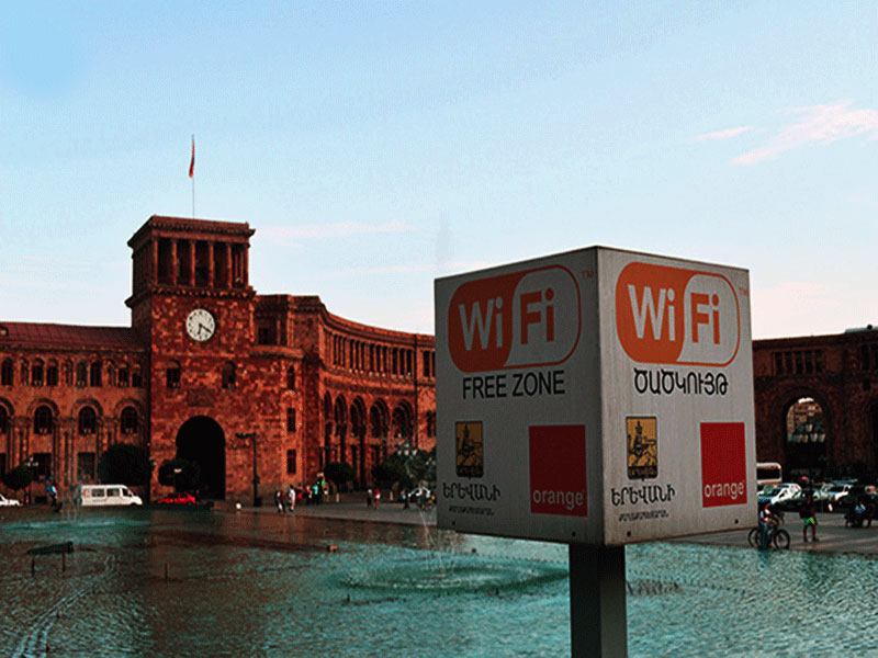 Free WiFi in Yerevan